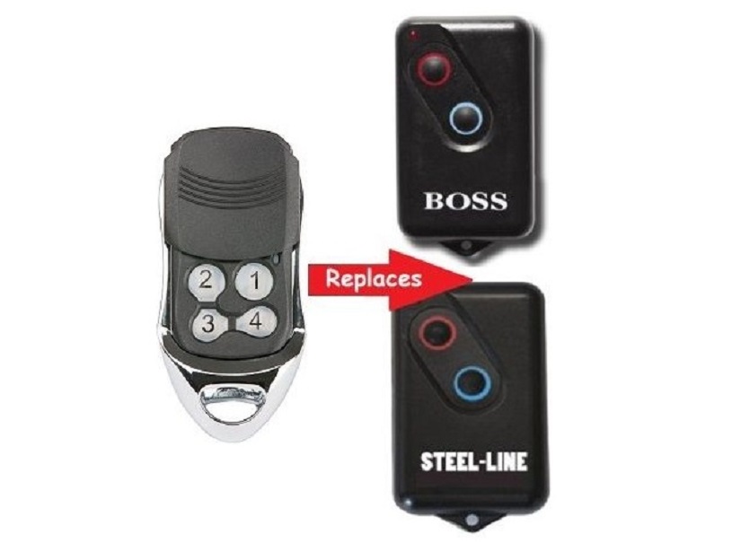 Compatible garage door remotes Australia for Boss and Steel-Line from SAMT, available in Prestons, New South Wales.