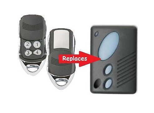 Compatible replacement garage door remote controller for Australian garage door openers by SAMT.