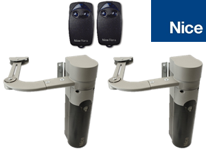 Nice articulated swing gate motor kit with remotes, best for automatic gate motor solutions in Australia by SAMT Garage & Gate Automation.