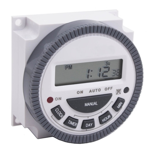 Digital timer switch for smart garage door opener automation, ideal for residential use in Prestons, New South Wales