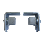 Heavy-duty automatic gate motor brackets set, ideal for sliding gate motors in Australia by SAMT Garage & Gate Automation.