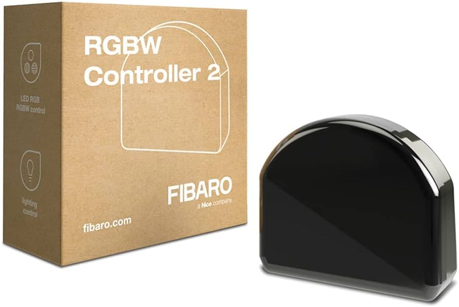 Fibaro RGBW Controller 2 for smart lighting and garage automation at SAMT Garage & Gate Automation in Australia.