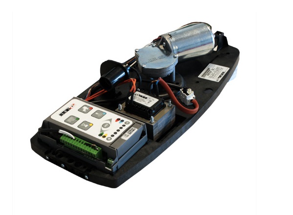 Motor assembly and control board for automatic garage door opener, suitable for garage door servicing Australia.
