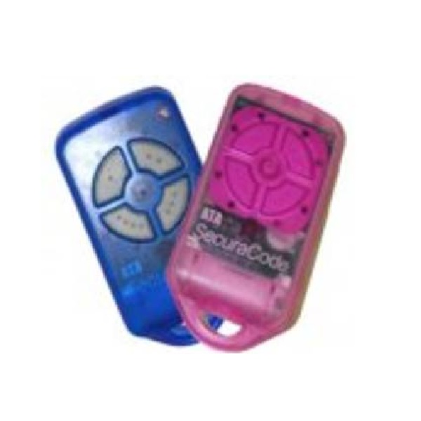 ATA blue and pink compatible garage door remotes in New South Wales, Australia from SAMT Garage & Gate Automation.