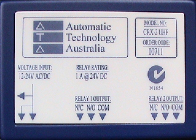 ATA universal remote control receiver for automatic garage doors, compatible in Australia by SAMT.