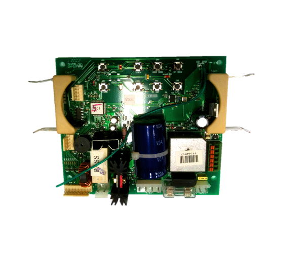Replacement circuit board for automatic garage door opener by SAMT Garage & Gate Automation, Australia.