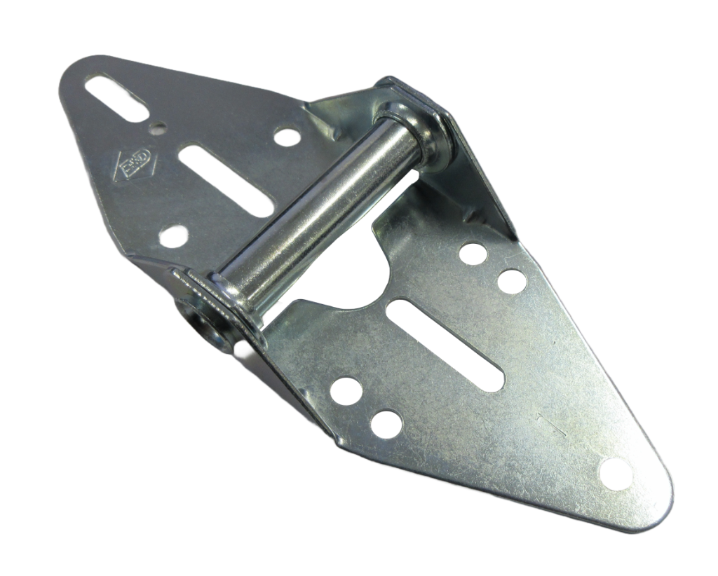 Durable galvanized steel hinge bracket for roller garage doors from SAMT Garage & Gate Automation, Prestons, New South Wales, Australia.