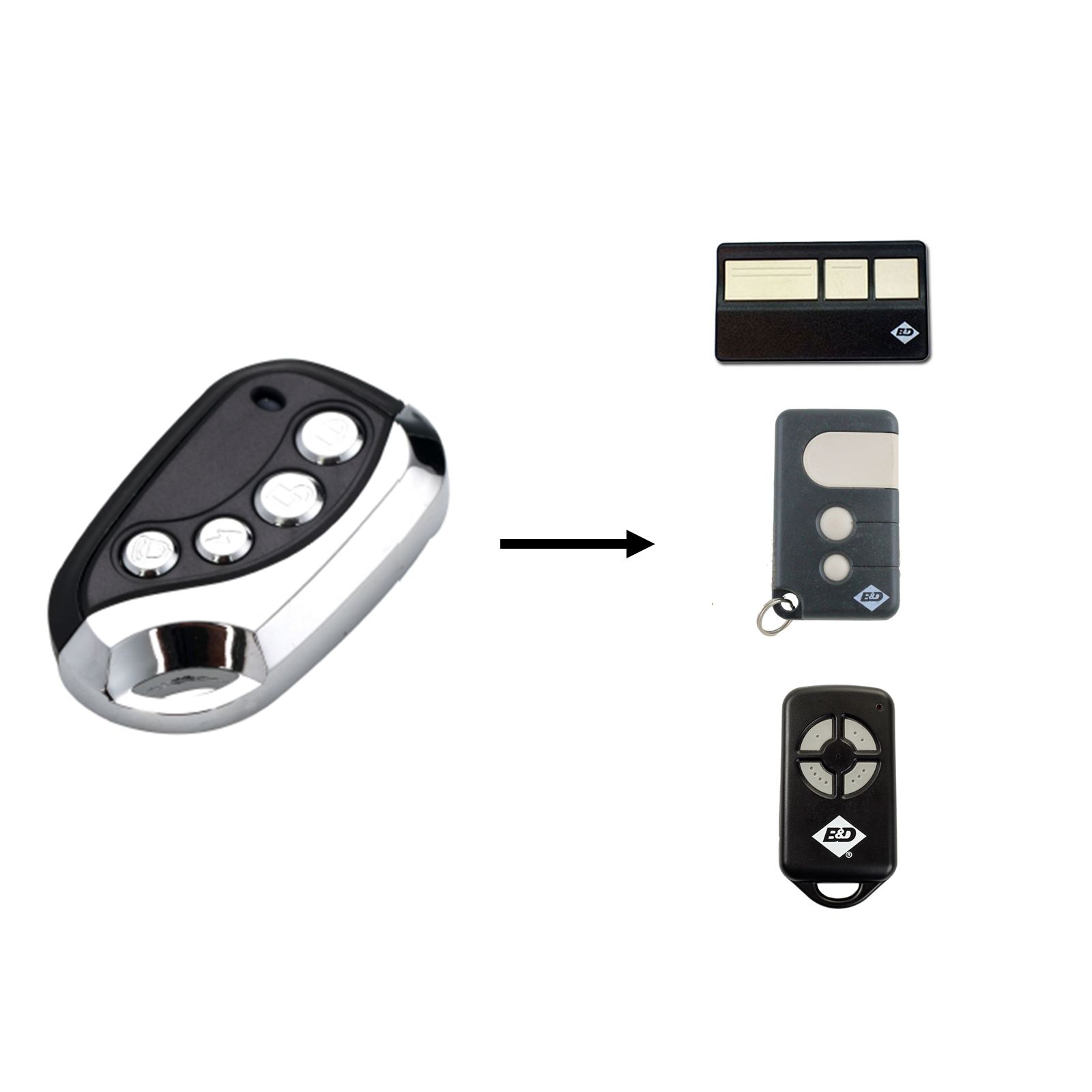 Compatible garage door remote controls for ED systems from SAMT Garage & Gate Automation, Prestons, New South Wales, Australia.