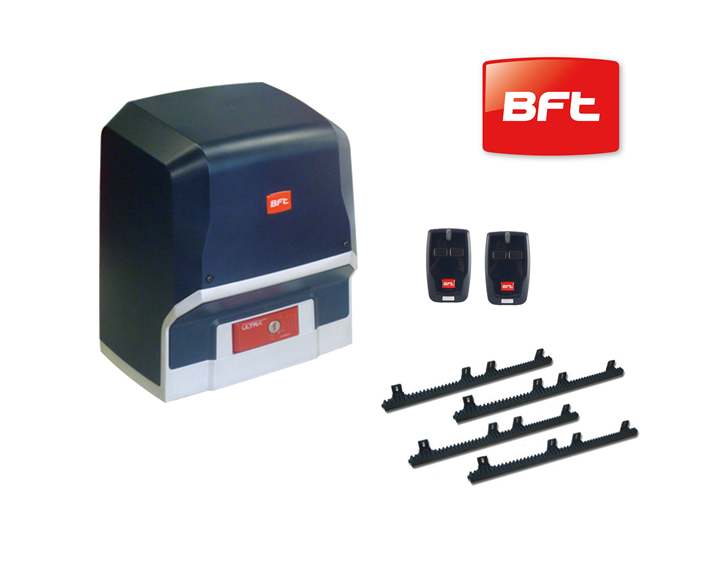 BFT sliding gate motor kit with remotes from SAMT Garage & Gate Automation, Australia.