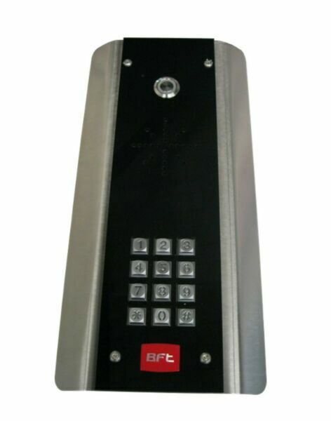 BFT access keypad and intercom panel for automatic gates, installed by SAMT Garage & Gate Automation in Prestons, NSW.