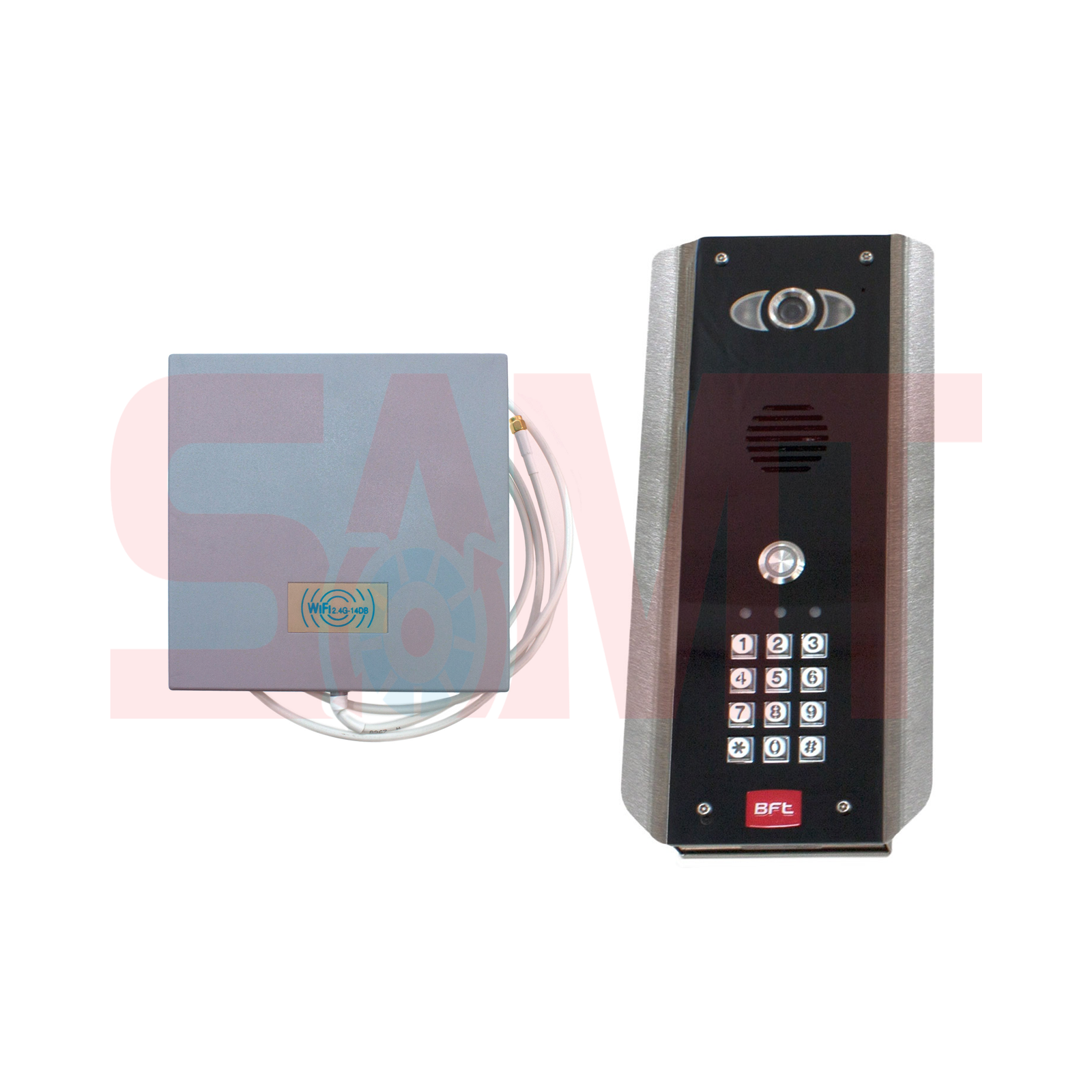 BFT video intercom and access control keypad system, security solution from SAMT Garage & Gate Automation in Australia.