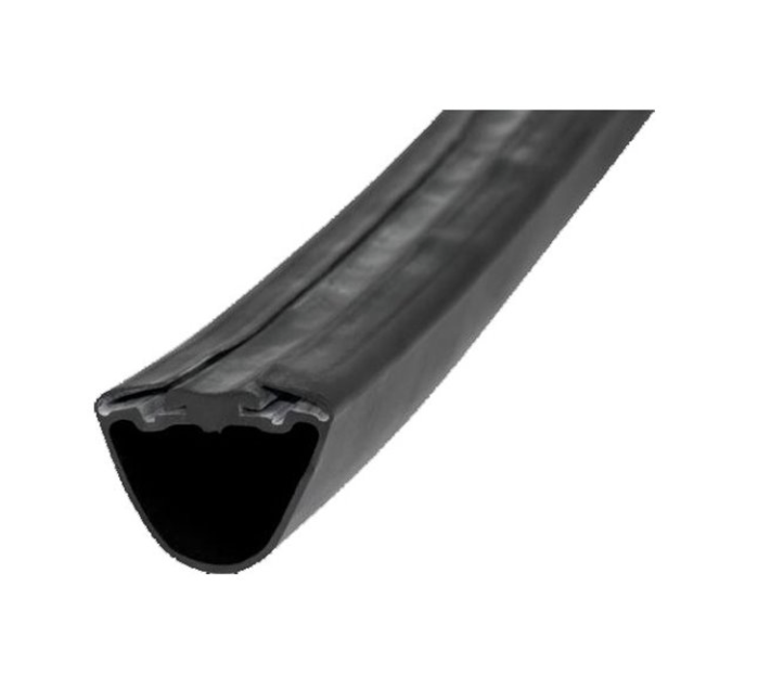 Rubber safety edge for automatic boom gate barriers, SAMT Garage & Gate Automation, Prestons, Australia.