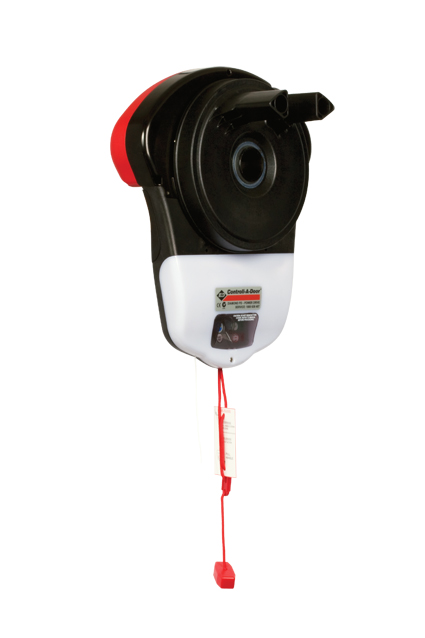 Roller garage door opener with emergency release, automatic garage door servicing Australia, SAMT Garage & Gate Automation