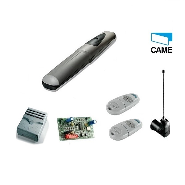 CAME automatic gate opener kit with remotes, circuit board, and receiver in Australia, from SAMT Garage & Gate Automation, Prestons.