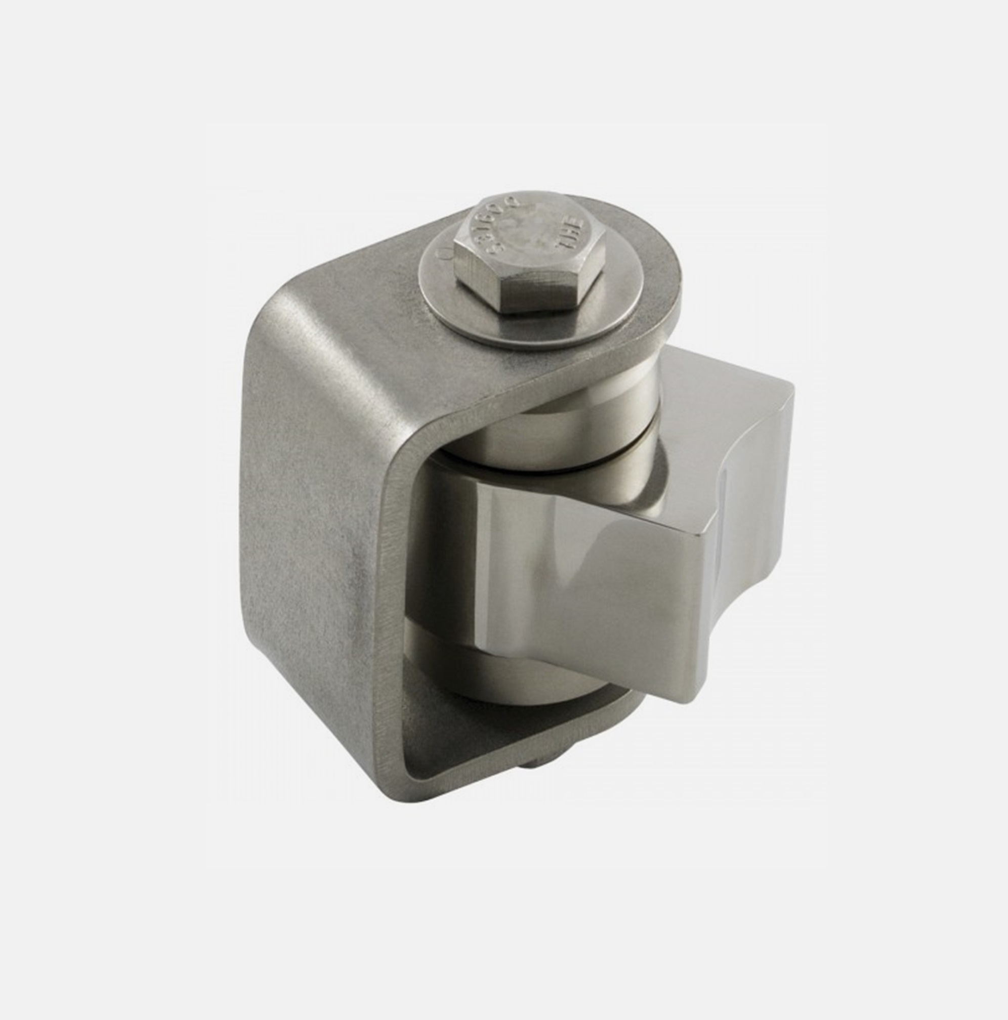 Heavy-duty sliding gate roller bracket for automatic gate motors by SAMT in Prestons, New South Wales, Australia.