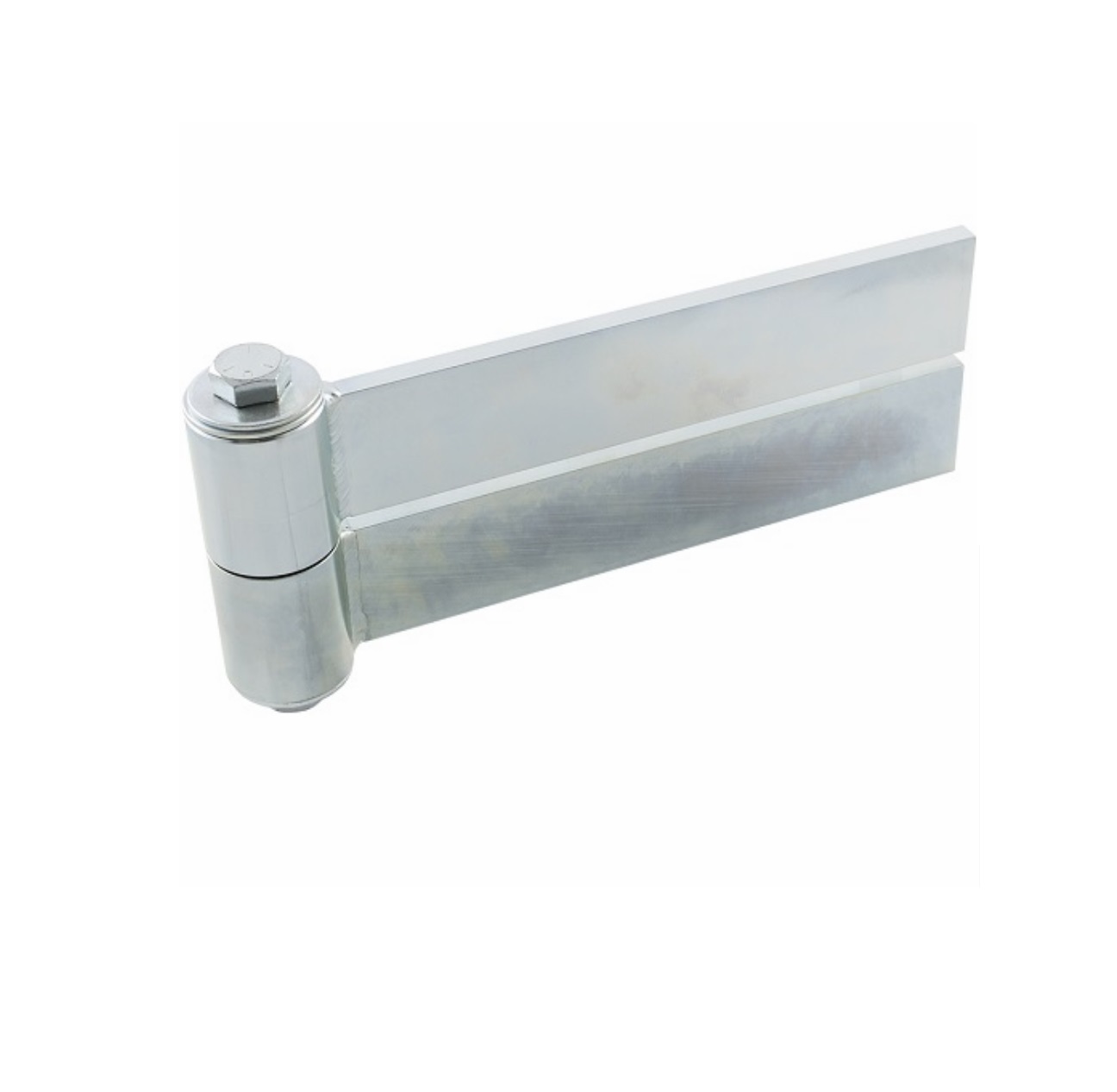 Heavy-duty weld-on gate hinge for automatic swing gate motors, SAMT Garage & Gate Automation, Australia.