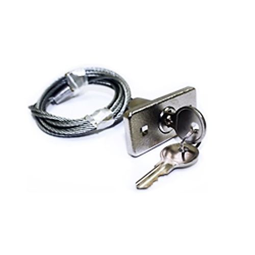 Garage door emergency key release with cable, compatible with automatic garage doors, SAMT in Prestons, New South Wales, Australia.