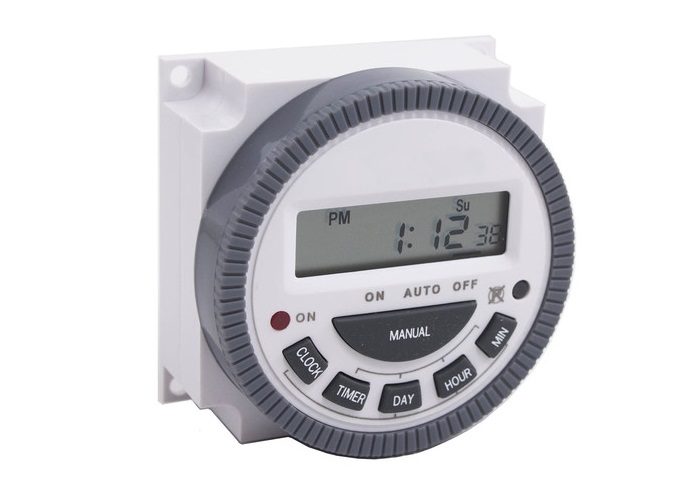 Digital timer switch for smart garage door opener automation, ideal for residential use in Prestons, New South Wales