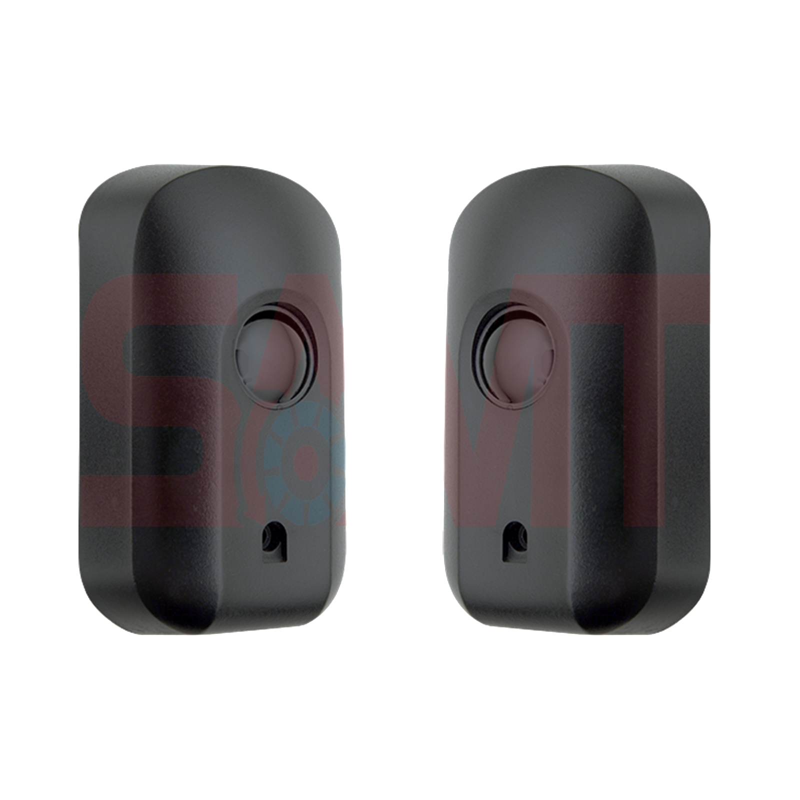 Infrared photocell safety sensors for automatic garage door opener by SAMT, installed in Prestons, New South Wales, Australia.