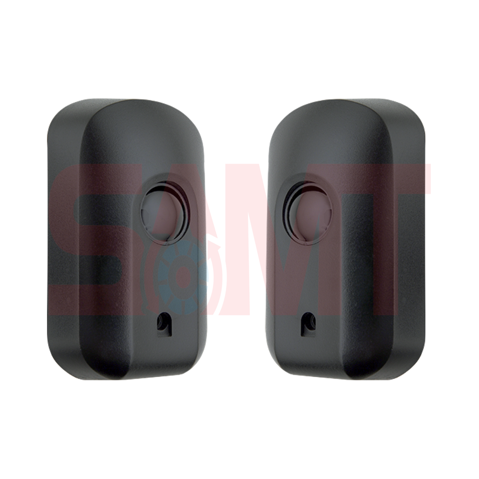 Infrared photocell safety sensors for automatic garage door opener by SAMT, installed in Prestons, New South Wales, Australia.