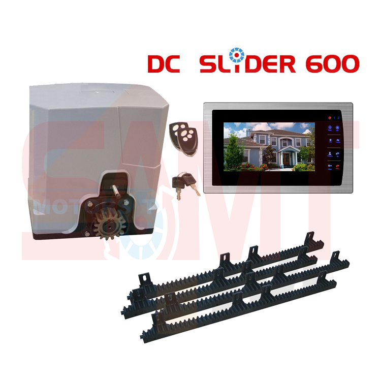 DC Slider 600 sliding gate automatic opener kit and remote, available from SAMT Garage & Gate Automation, Prestons NSW