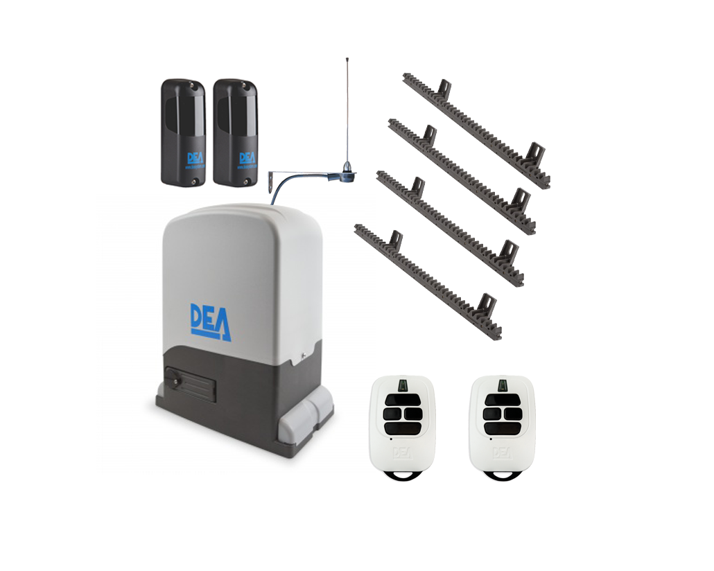 DEA compact sliding gate motor with remote controls, reliable automatic gate motor system in Prestons, New South Wales, Australia from SAMT.