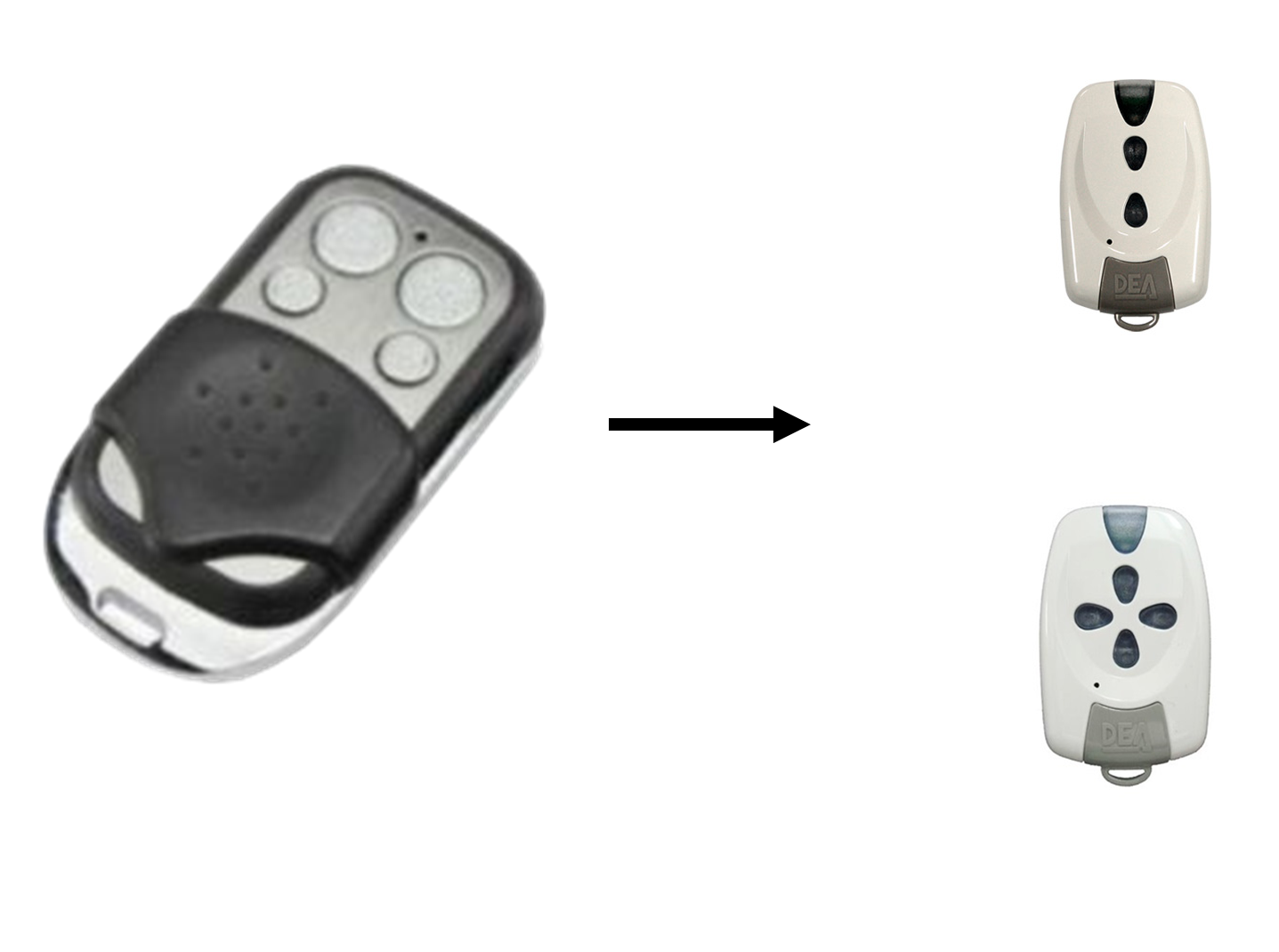 DEA compatible garage door remotes for automatic doors from SAMT Garage & Gate Automation in Prestons, New South Wales.