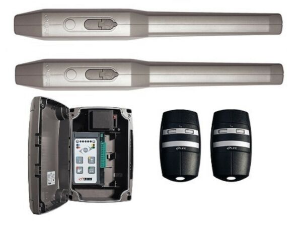 LIFE dual swing gate motor kit with remote controls, automatic gate opener from SAMT in Prestons, New South Wales, Australia.