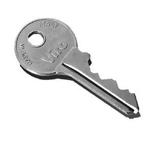 Viro gate lock key for motorized swing gate systems, SAMT Garage & Gate Automation, Prestons, New South Wales, Australia.