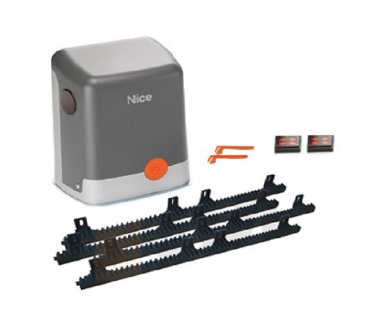 Nice sliding gate motor kit with accessories for automatic gate motors, SAMT, Prestons, New South Wales, Australia.