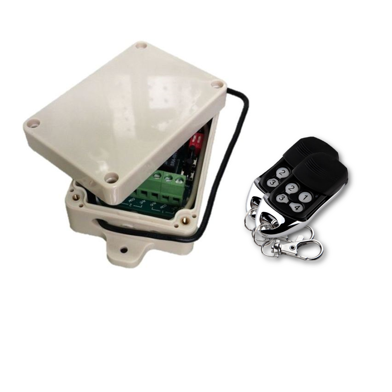 Universal garage door remote control kit by SAMT Garage & Gate Automation in Prestons, New South Wales, Australia.