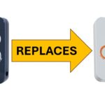 GENIUS garage remote replacement comparison, black and white remotes, in Prestons, New South Wales, Australia.
