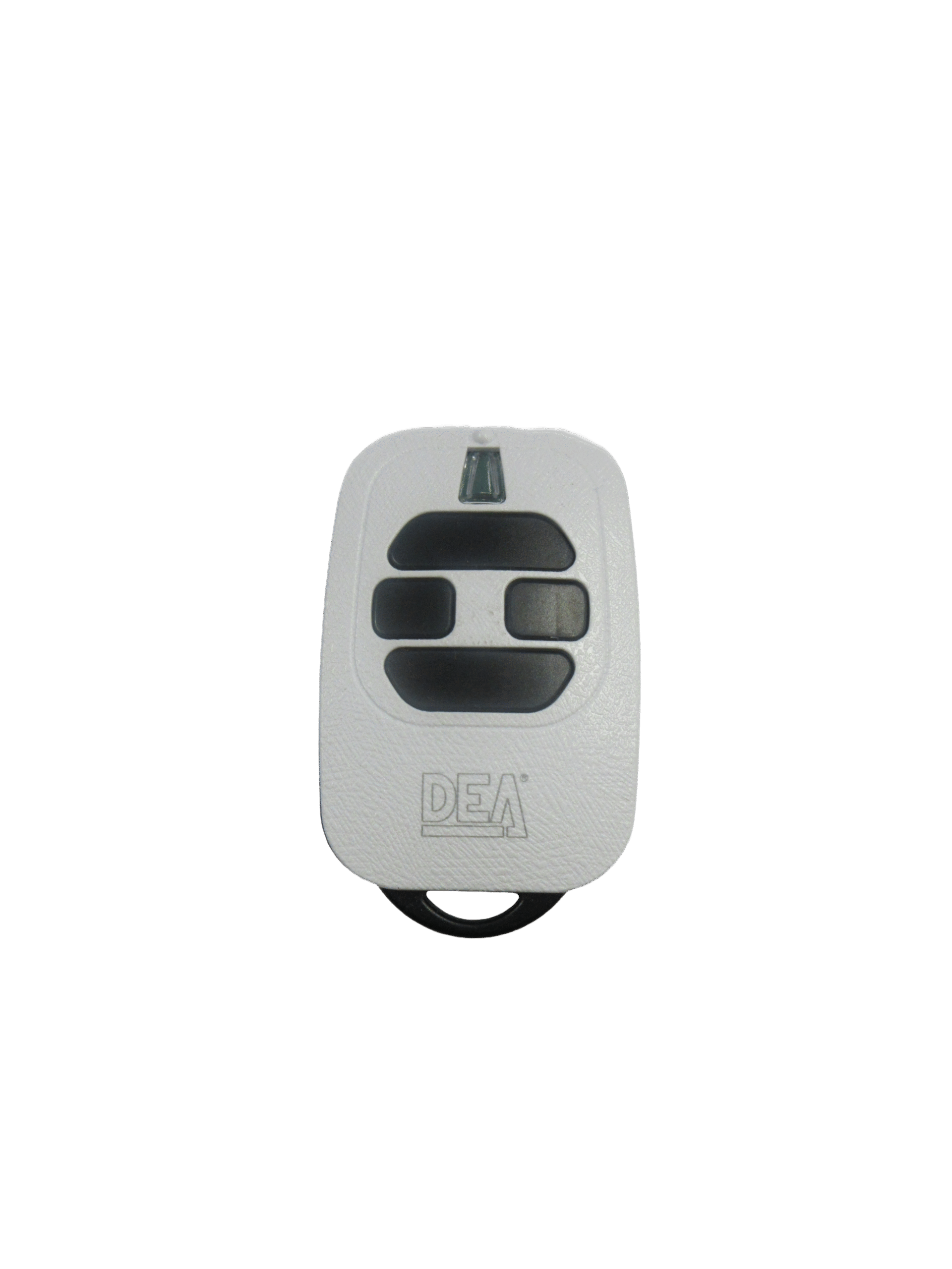 DEA spare garage door remote with four buttons, compatible with automatic garage doors in Australia.