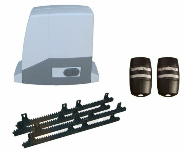 LIFE sliding gate motor set with remote controls and racks, automatic gate motor, SAMT Garage & Gate Automation, Prestons, New South Wales, Australia.