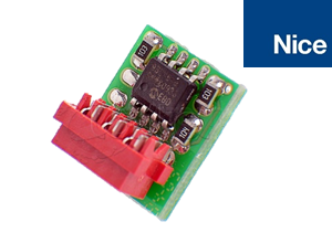 Nice electronic component for smart garage door opener integration, used in installations across New South Wales, Australia.