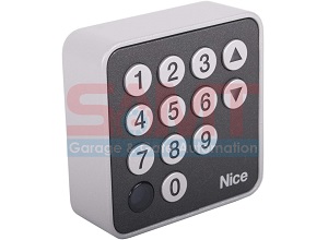 Nice wireless keypad entry system for garage doors and gates from SAMT Garage & Gate Automation, Prestons, New South Wales.