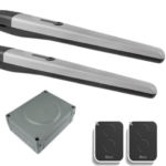 Linear swing gate opener kit with control box and two remote controls in Prestons, New South Wales, Australia"