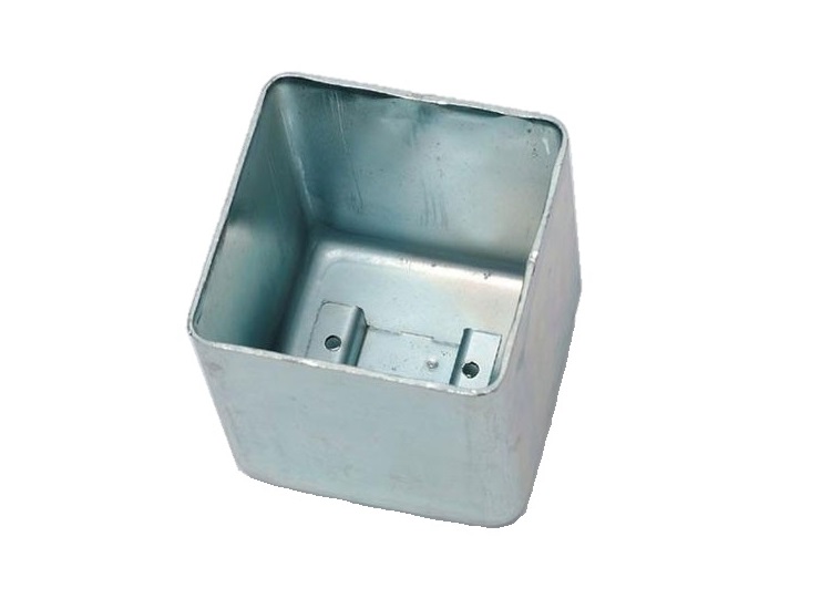 Metal post mounting bracket for sliding gate motor kits or automatic gate opener installation, Prestons, New South Wales.