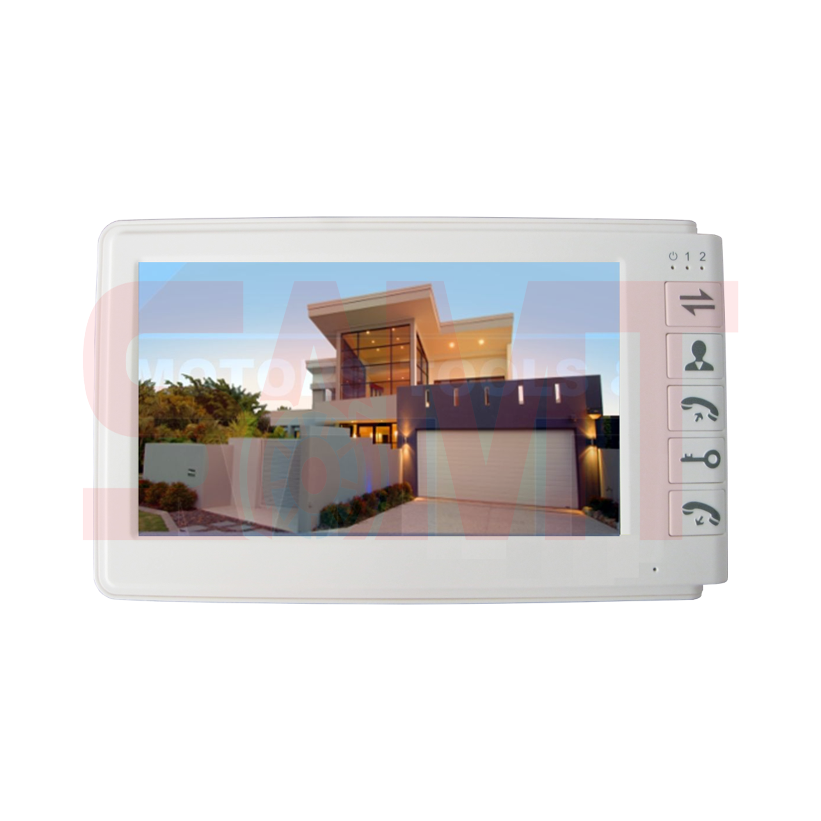 Video intercom monitor for smart automatic garage doors by SAMT, ideal for home security in Prestons, New South Wales, Australia.