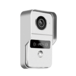 Silver video door phone intercom for automatic gate opener, perfect for homes in Prestons, New South Wales, Australia by SAMT.