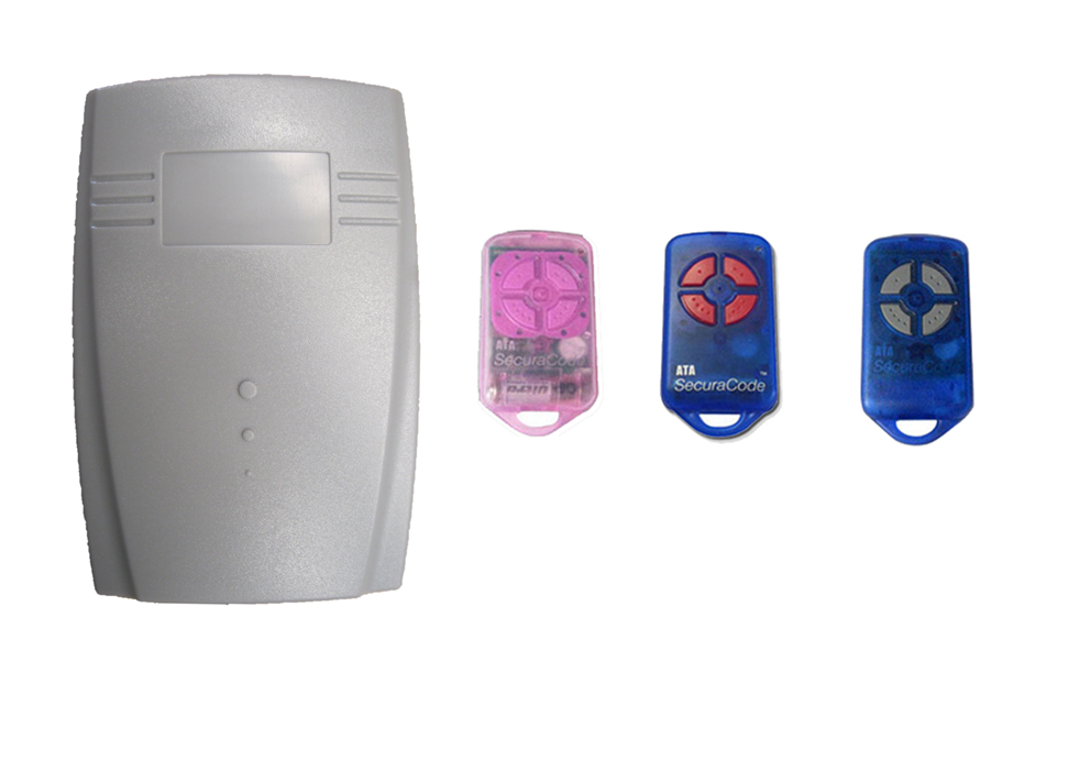 ATA SecuraCode compatible garage door remote controls and receiver, offered by SAMT Australia
