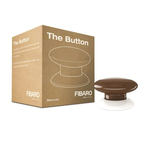 Fibaro The Button wireless smart home controller for automatic garage door systems by SAMT in New South Wales, Australia.