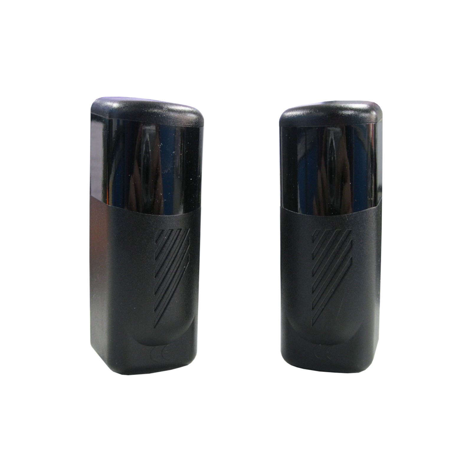 Safety infrared photocell sensors for automatic garage door opener by SAMT, installed in Prestons, New South Wales, Australia.