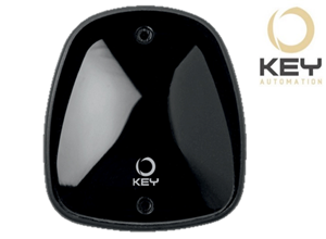 KEY Automation black wall-mounted garage door keypad, ideal for smart garage door opener in Australia by SAMT.