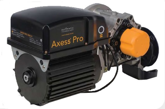 Heavy-duty Axess Pro roller garage door motor for commercial use, SAMT Garage & Gate Automation, Prestons, New South Wales, Australia.