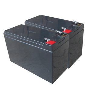 Replacement battery set for automatic gate motor or garage door opener, SAMT, Prestons, New South Wales, Australia.