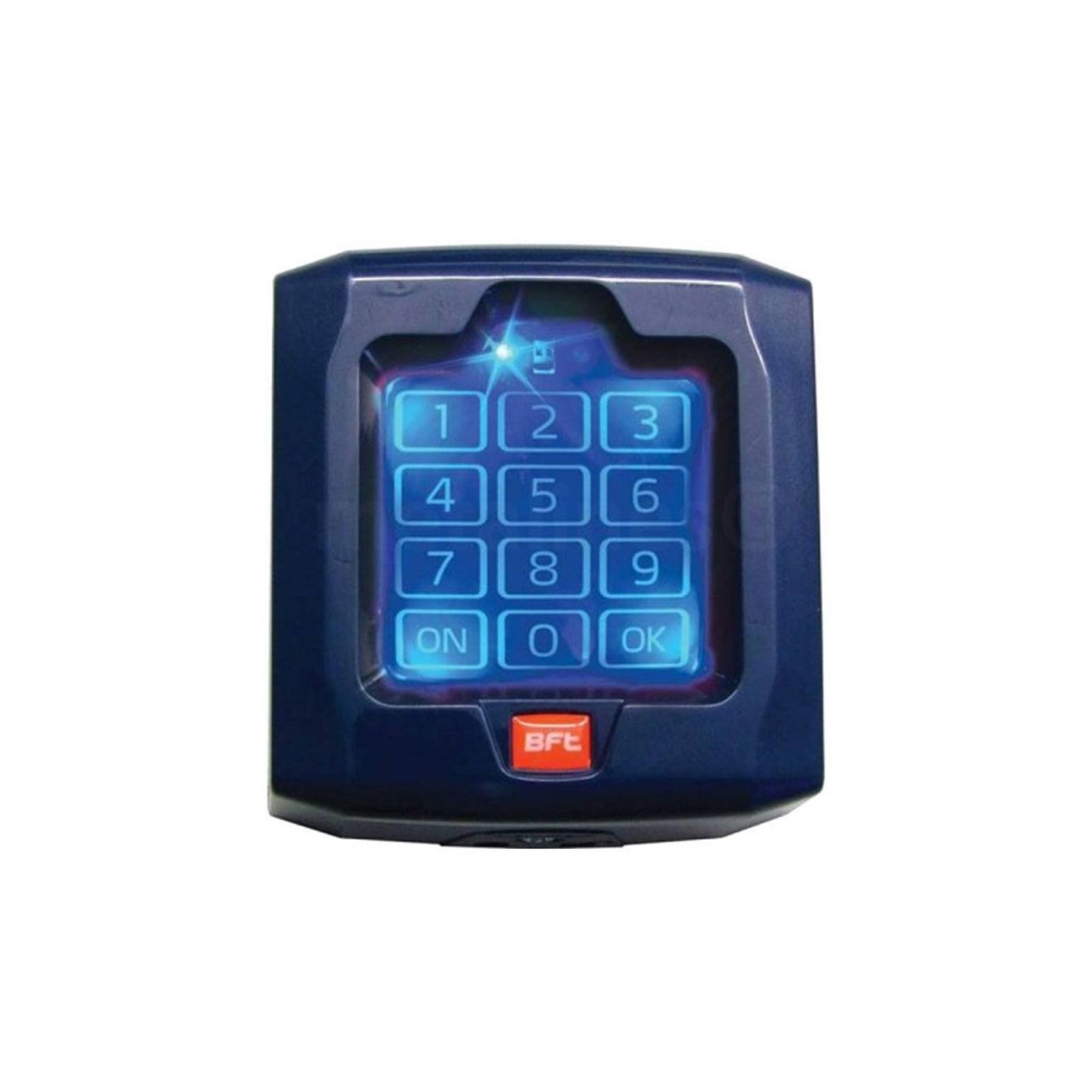 BFT illuminated keypad access control for automatic gate motor by SAMT, Prestons, New South Wales, Australia.