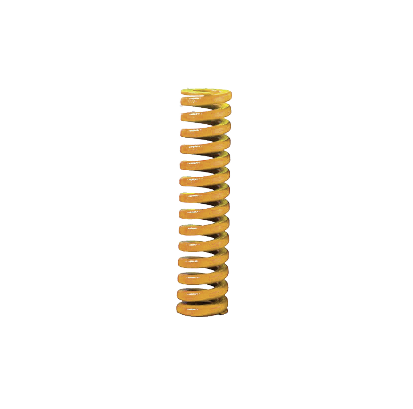 BFT Yellow Heavy-duty compression spring for automatic gate systems, available from SAMT in New South Wales, Australia.