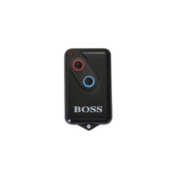 Boss two-button garage door remote control key fob, SAMT Garage & Gate Automation, Prestons, New South Wales, Australia.