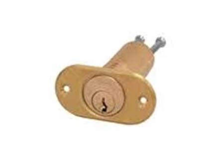 Brass barrel lock and key set for automatic garage doors, SAMT Garage & Gate Automation, Prestons, New South Wales.